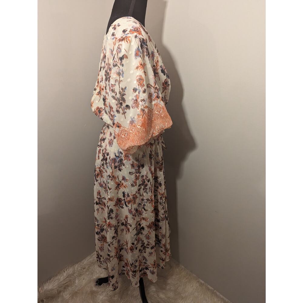 Maison Tara floral dress Sz XL - Picture 4 of 7